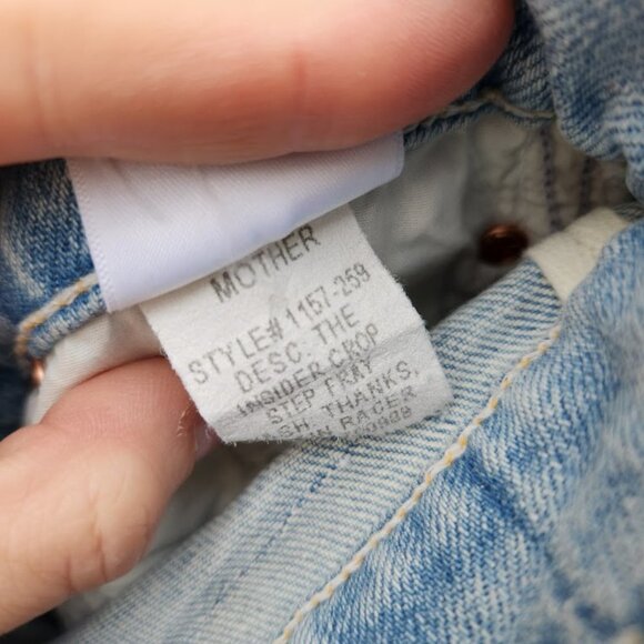 MOTHER SUPERIOR Insider Crop Step Fray - Picture 9 of 10